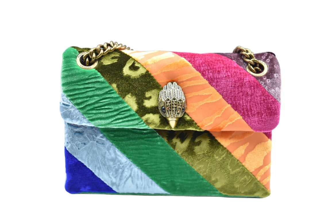 Kurt Geiger Patchwork Handbag With Decorative Clasp