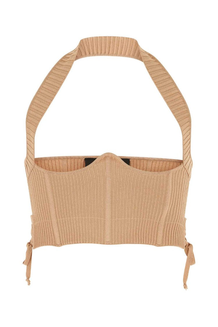 Andreâdamo Skin Pink Stretch Viscose Blend Bodice