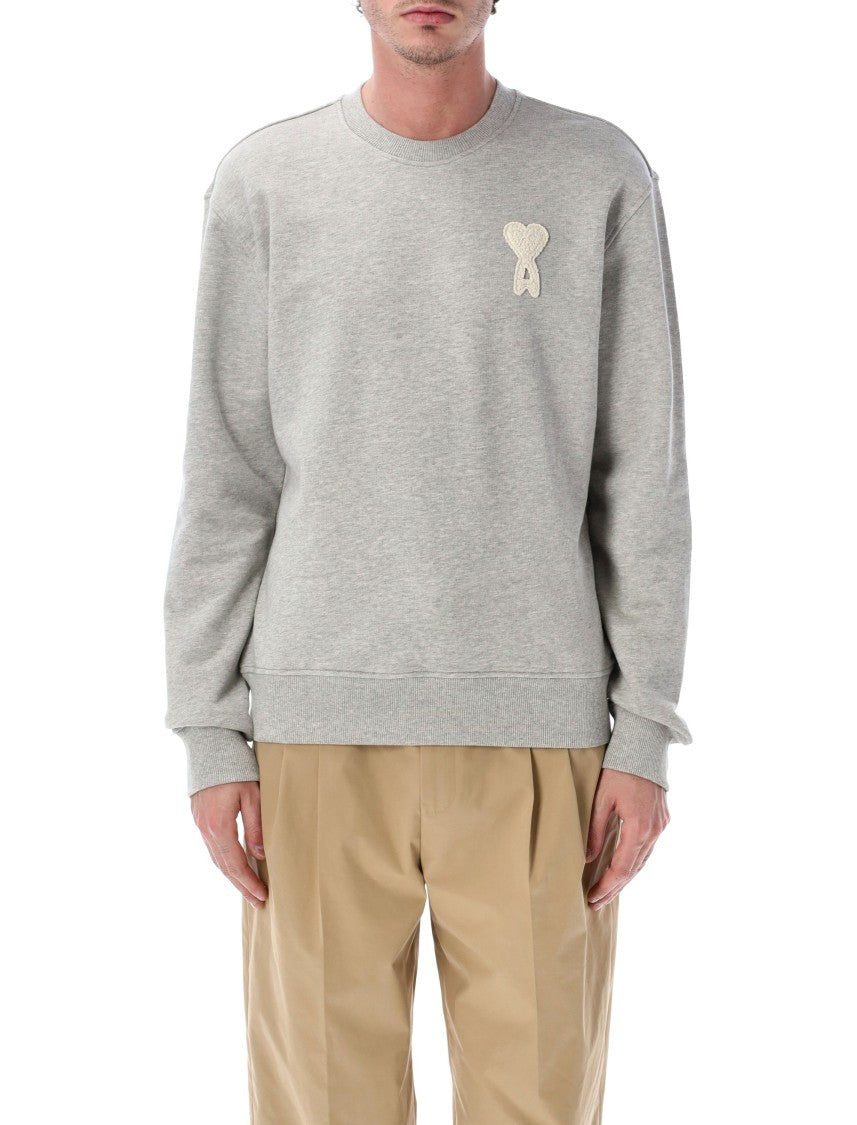 Ami Paris Cotton Knit Sweatshirt