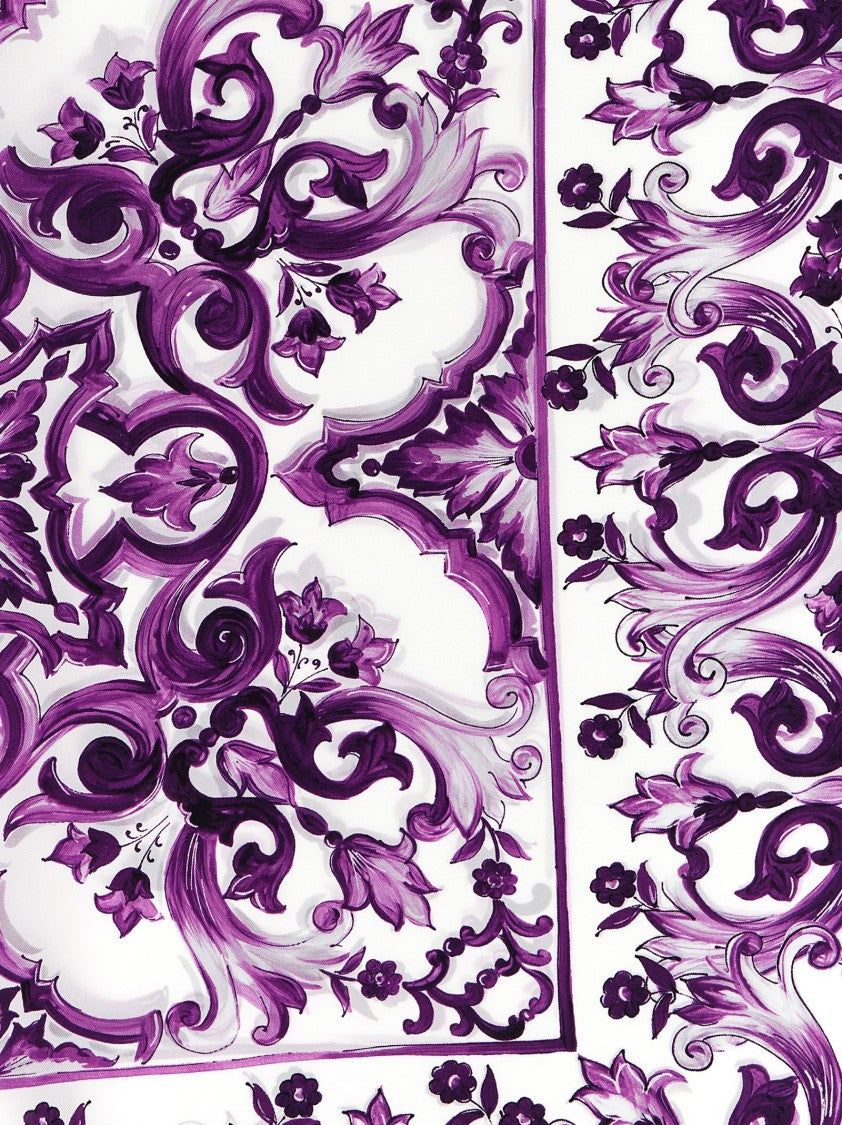 Dolce & Gabbana 'Maiolica' Print Scarf