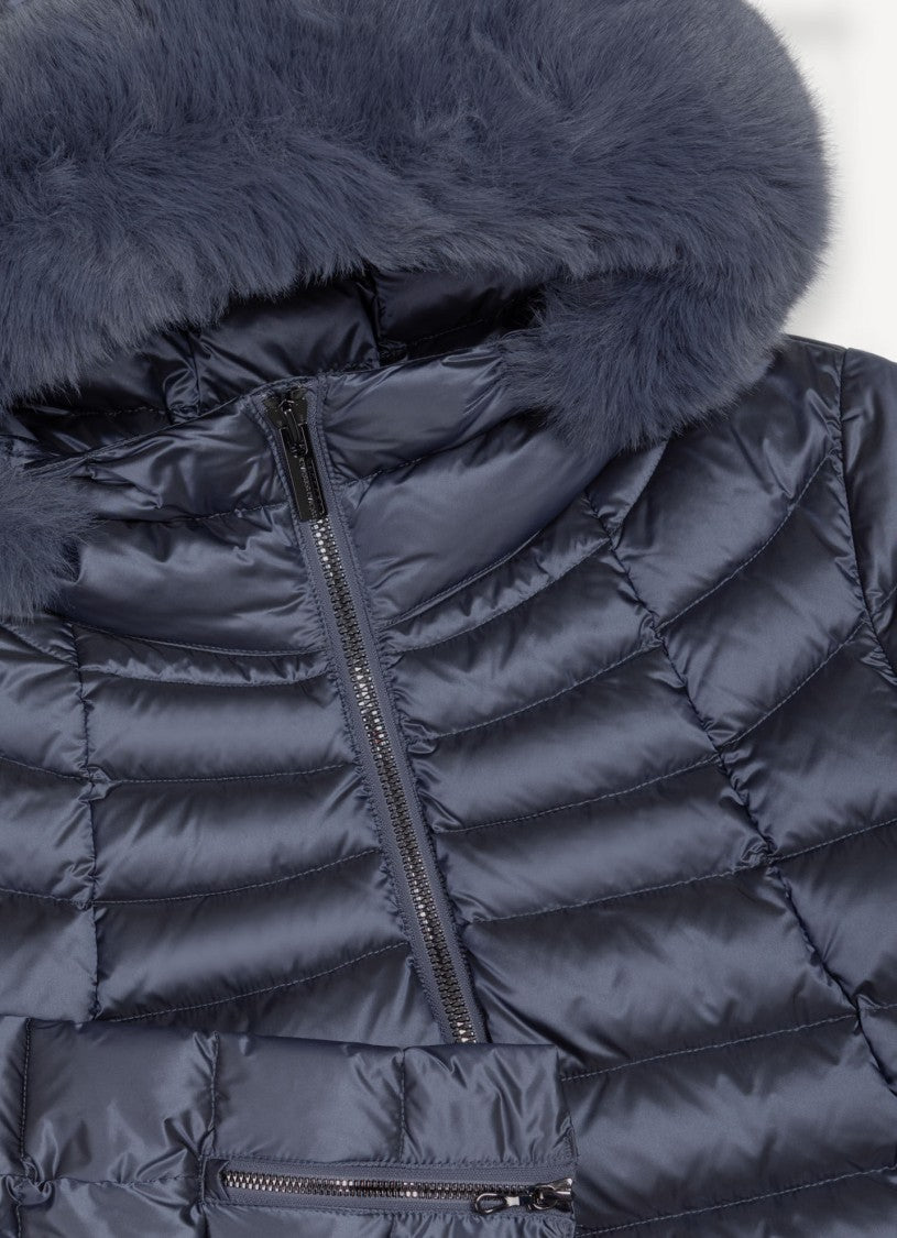 Colmar Originals Trapeze Faux Fur Puffer Jacket