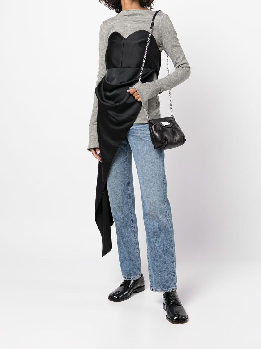 Maison Margiela Quilted Black Nappa Mini Clutch