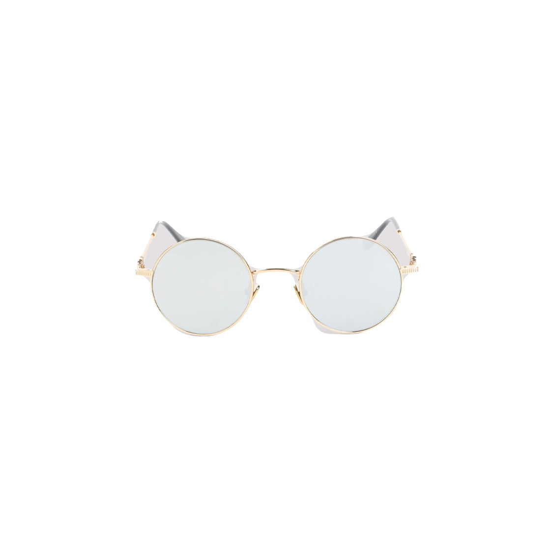 Valentino Garavani Round Frame Sunglasses With Metal And Acetate Detailing