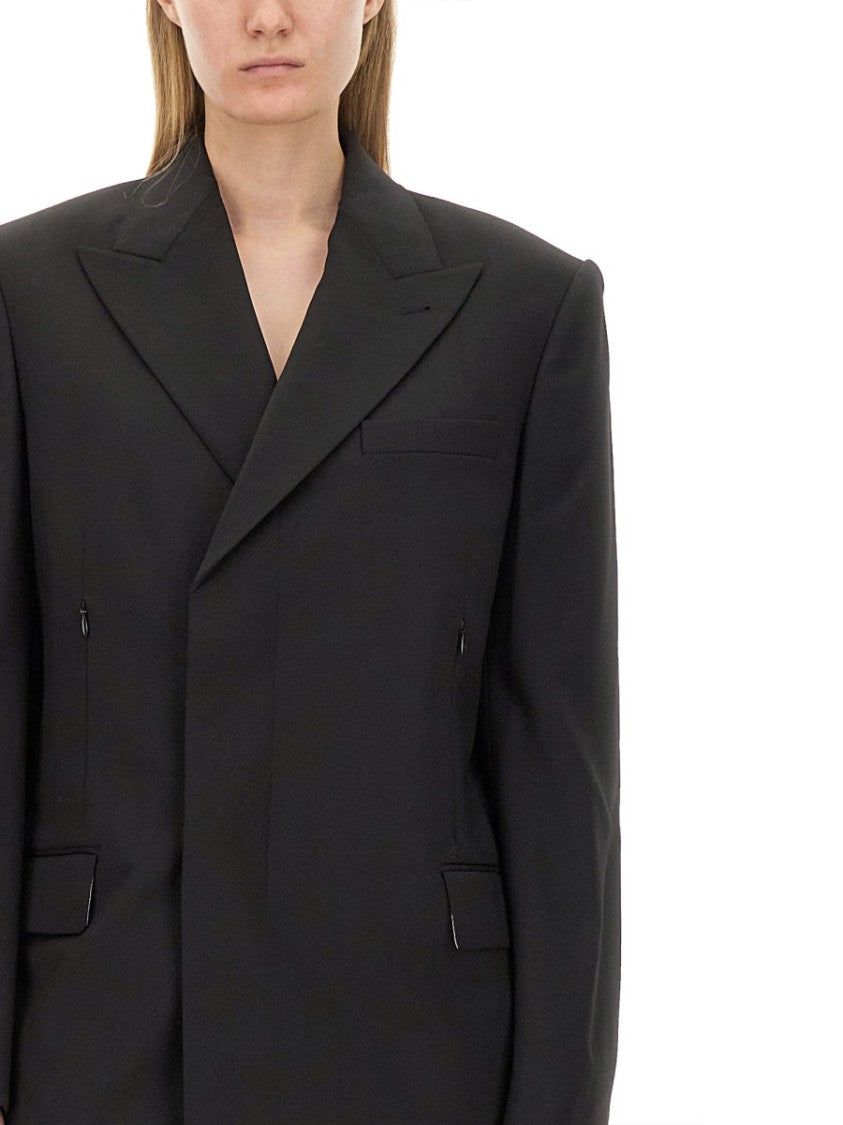 Helmut Lang Oversize Fit Double-Breasted Jacket