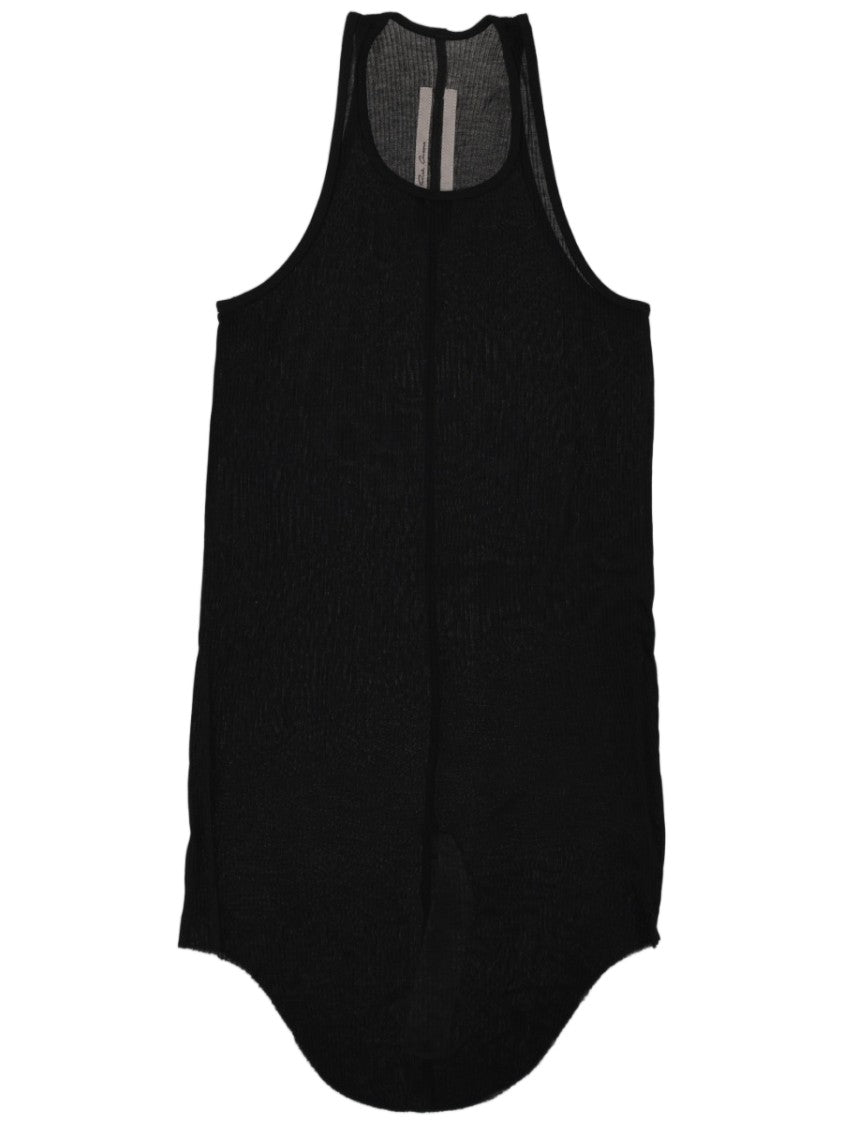 Rick Owens Basic Rib Racerback Viscose-Blend Tank Top