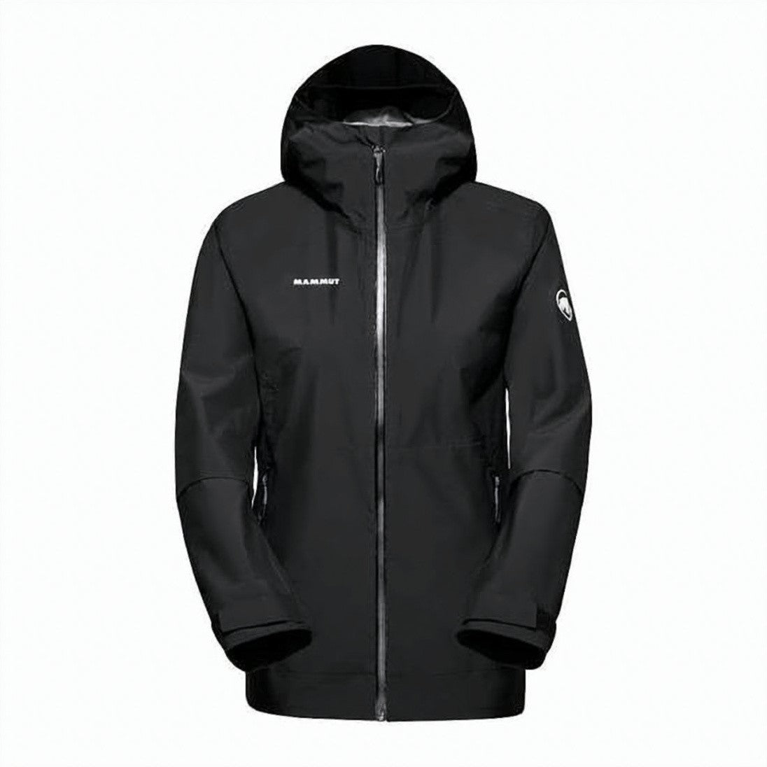 Mammut Hooded Black Jacket With Zippered Pockets
