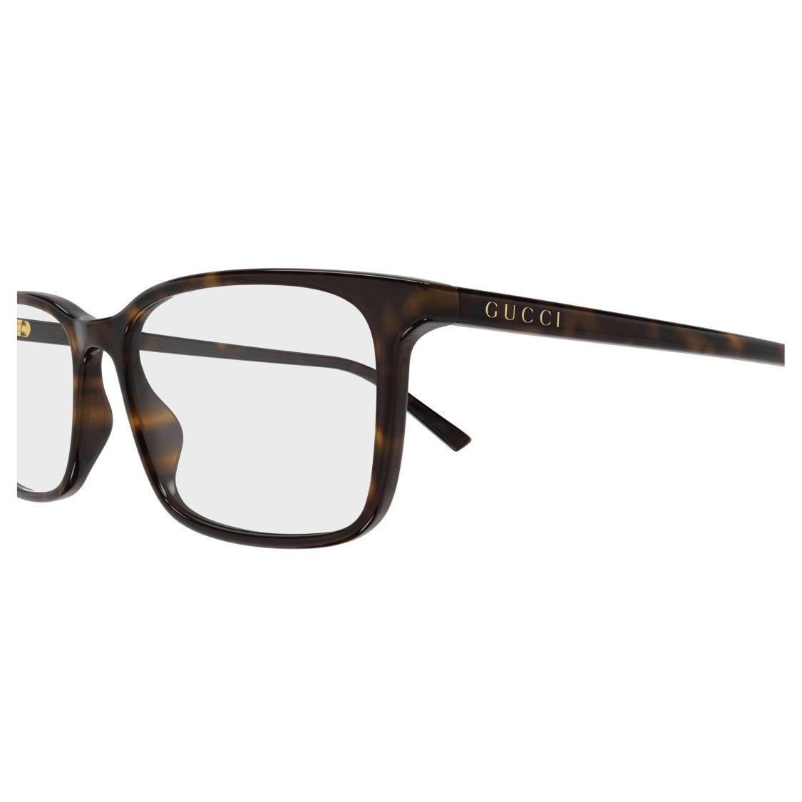 Gucci Gg1997o Rectangular Tortoiseshell Frame Eyeglasses