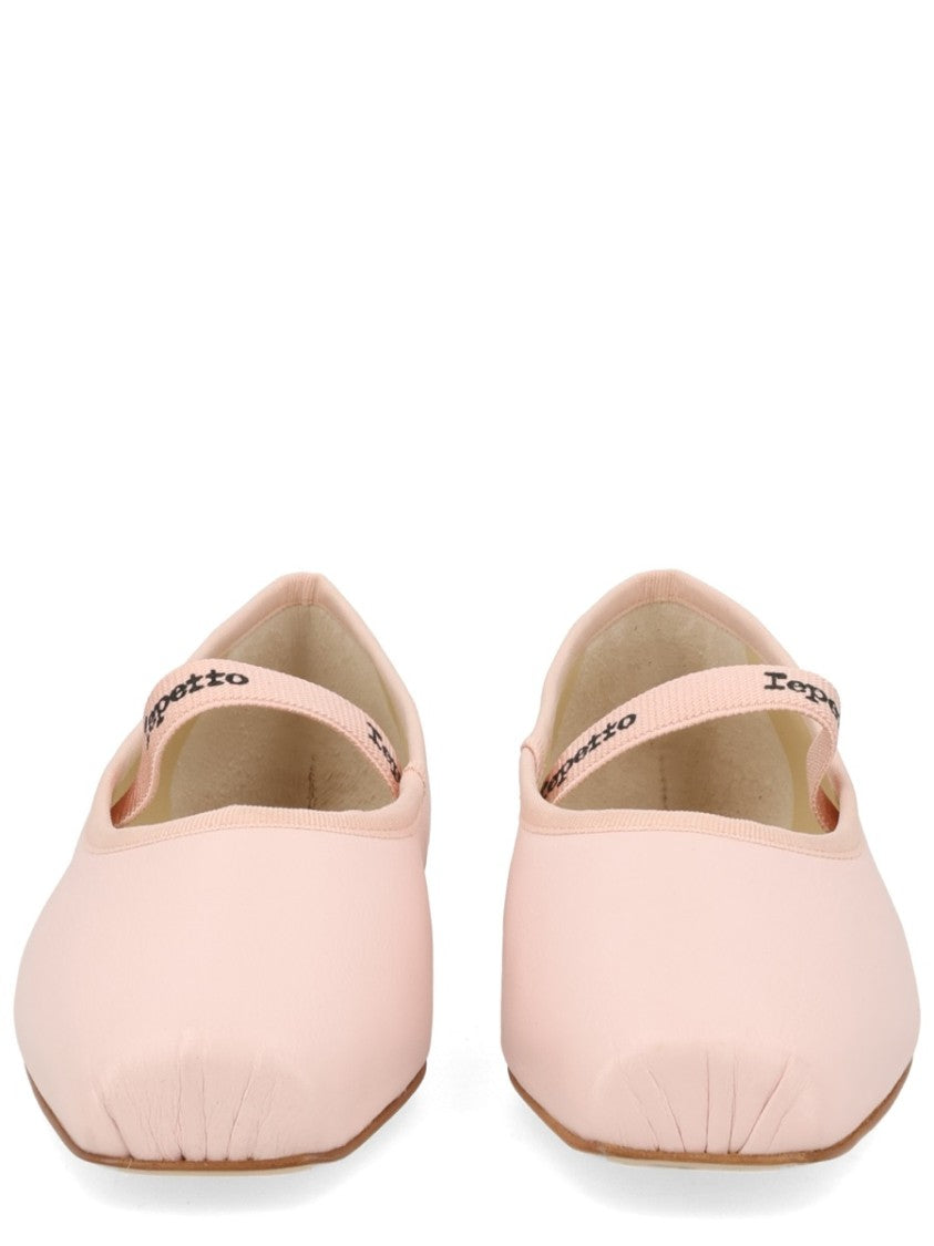 Repetto Neutrals Lisbeth Square Toe Ballet Flats