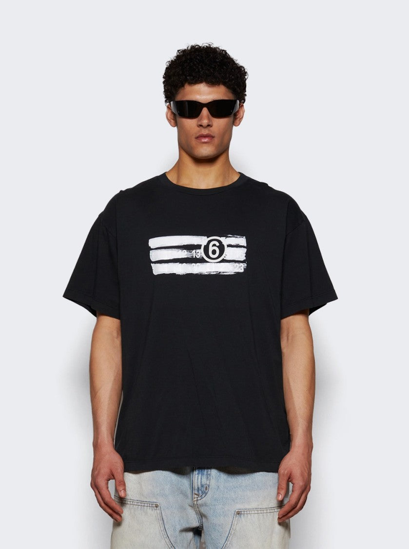 Mm6 By Maison Margiela Numeric T-Shirt Black