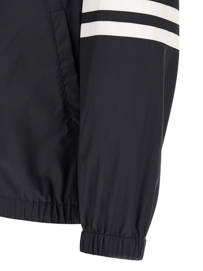Thom Browne '4Bar' Shiny Ripstop Fabric Jacket