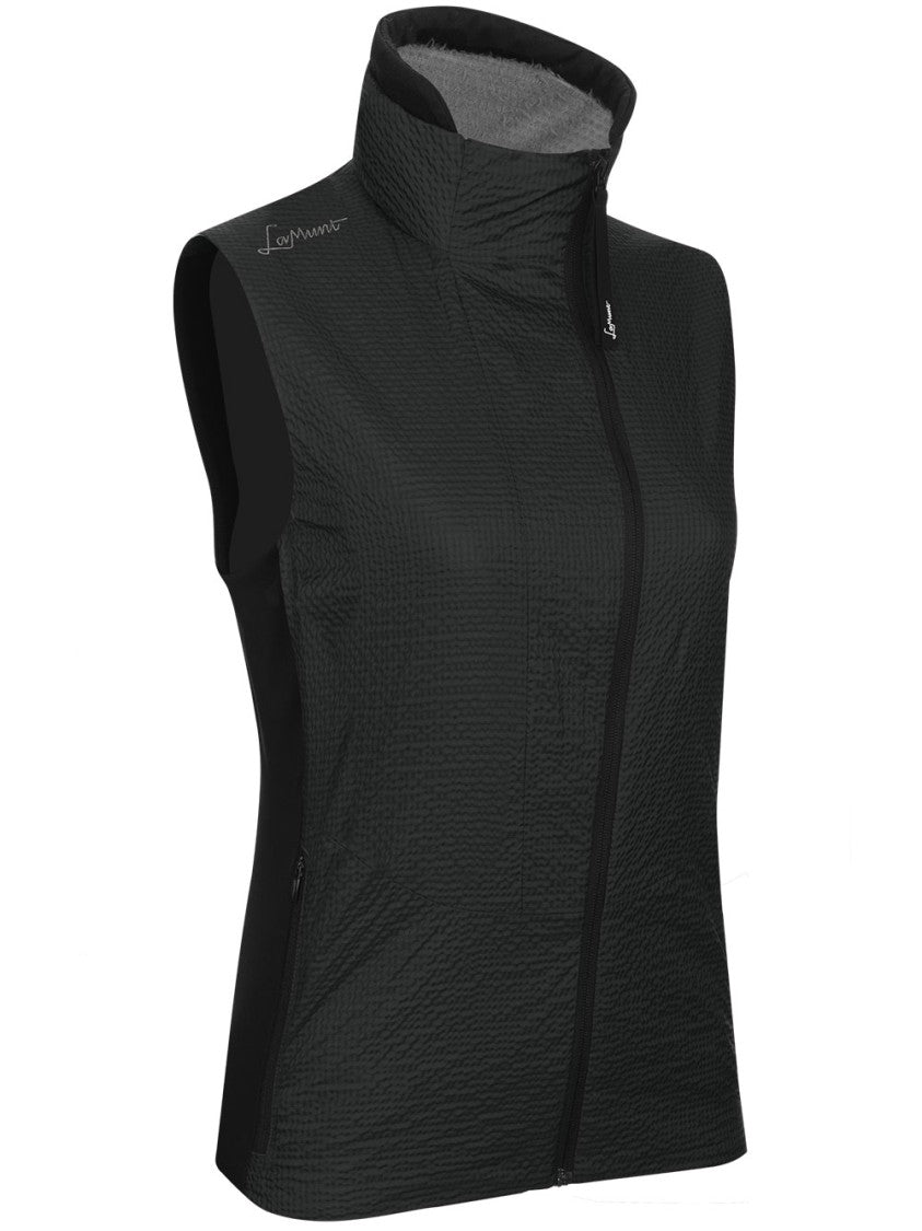 Lamunt Black Alessia Ptc Alpha Sleeveless Vest