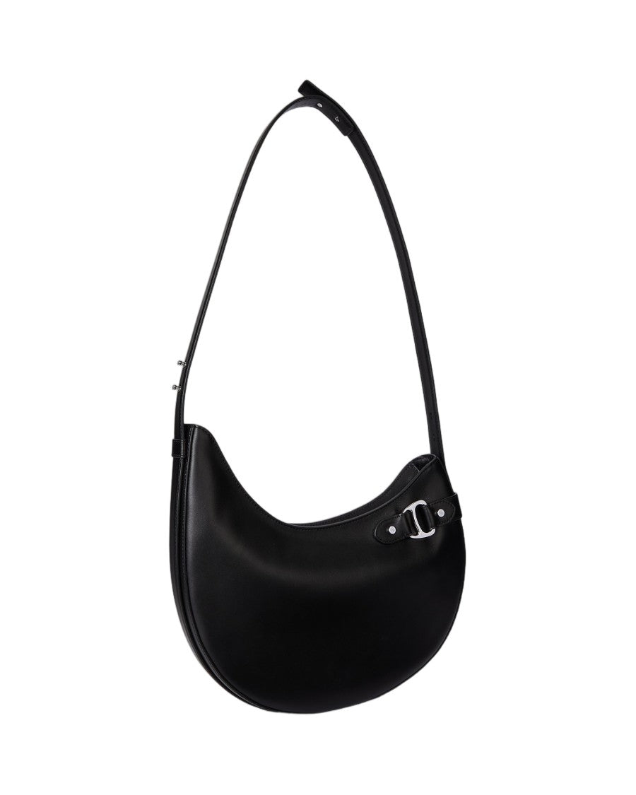 Lauren Ralph Lauren Structured Crescent Shoulder Bag