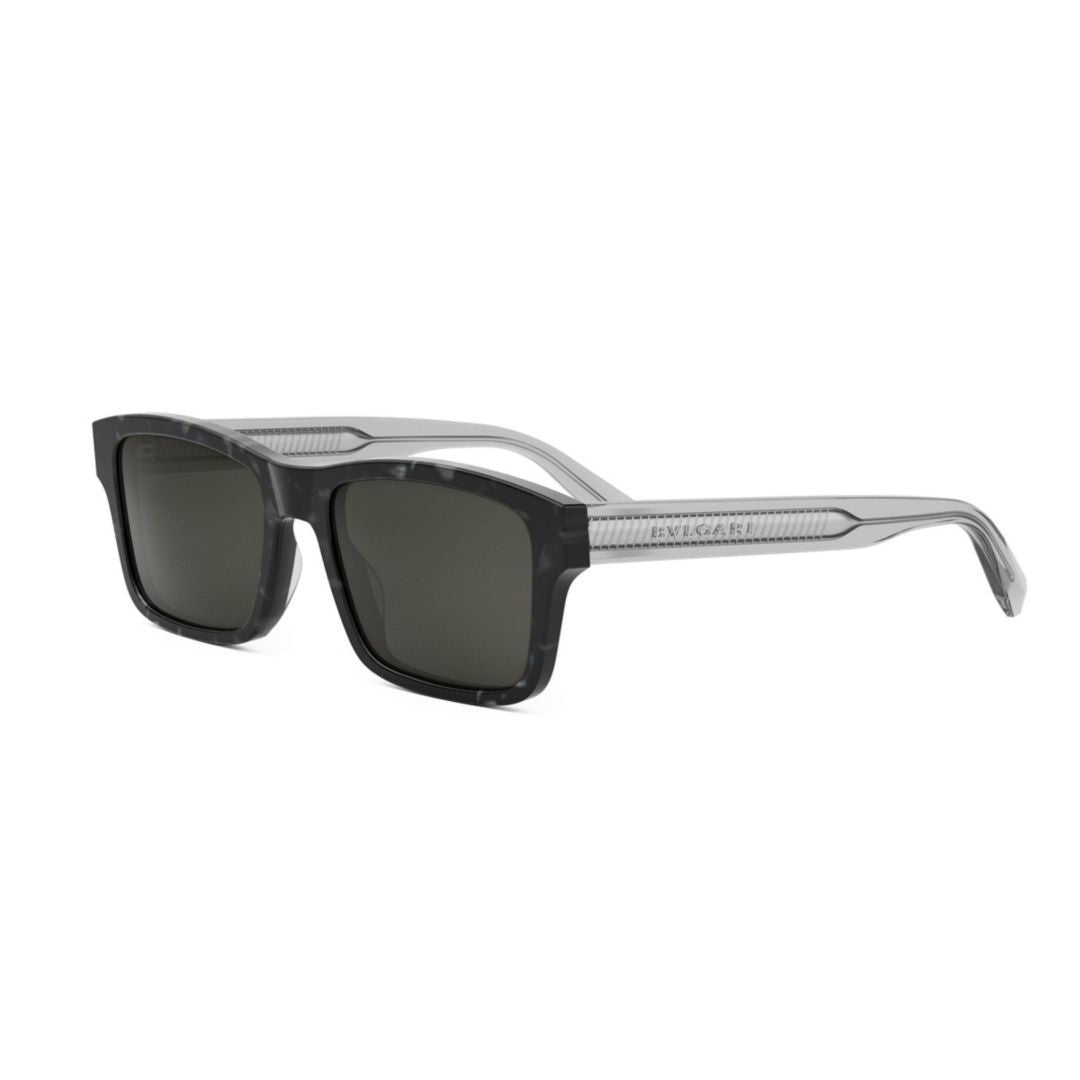 Bulgari Bv40055i Bold Rectangular Sunglasses