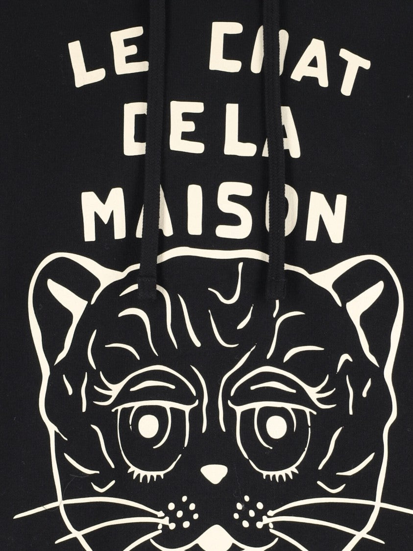Valentino Le Chat De La Maison Hoodie – Black