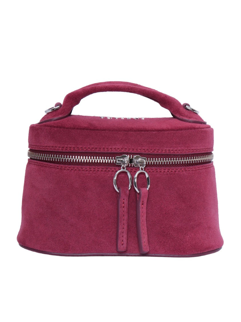 Claudio Orciani Carminio Joy Peach Suede Mini Bag