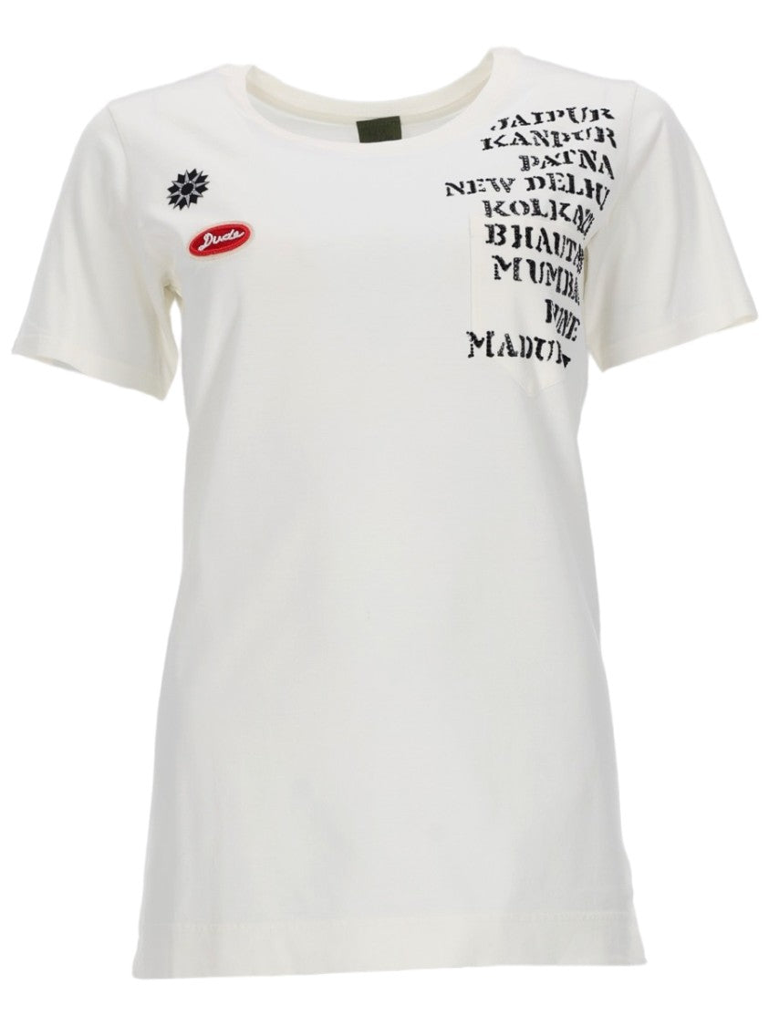 Mr & Mrs Italy Short-Sleeved T-Shirt With Subtle Graphic Details