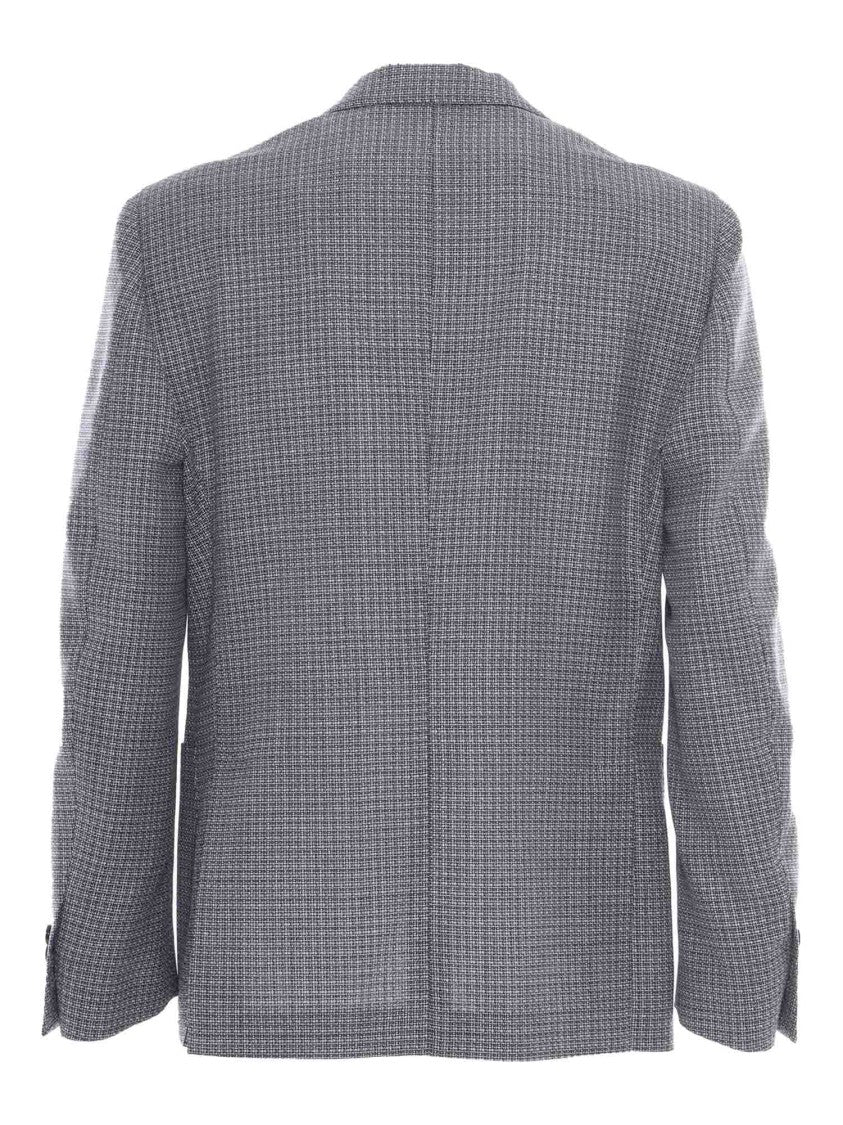 Lardini Rome Textured Grey Tailored Jacket