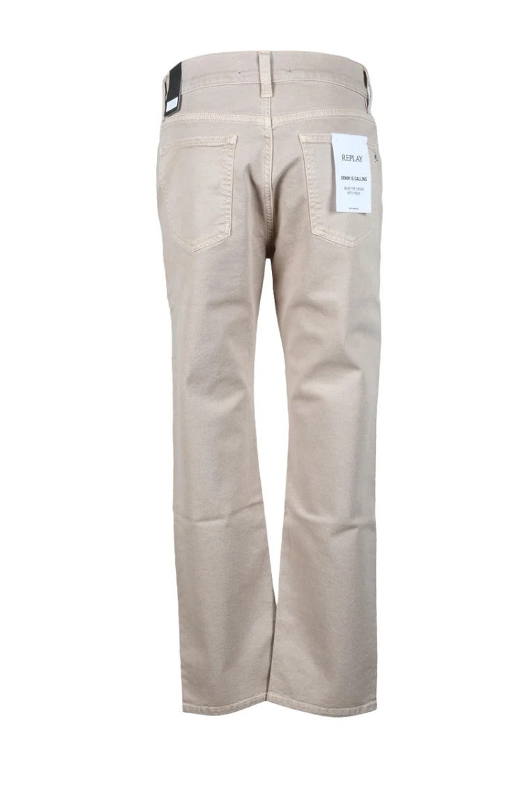 Replay Beige Classic Stretch Jeans