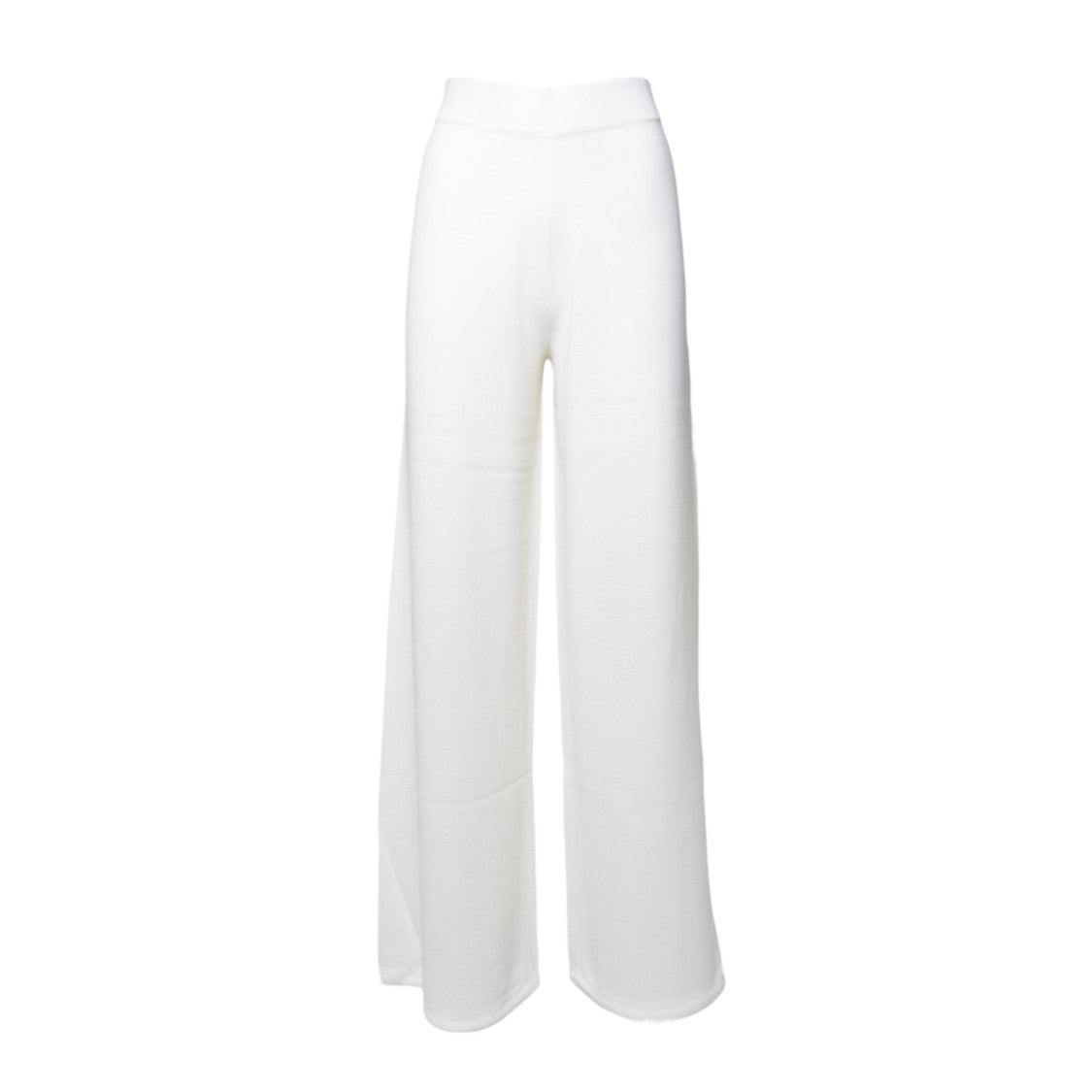 Max Mara High-Waisted Wide-Leg Pants With Drawstring Waist In Soft Virgin Wool