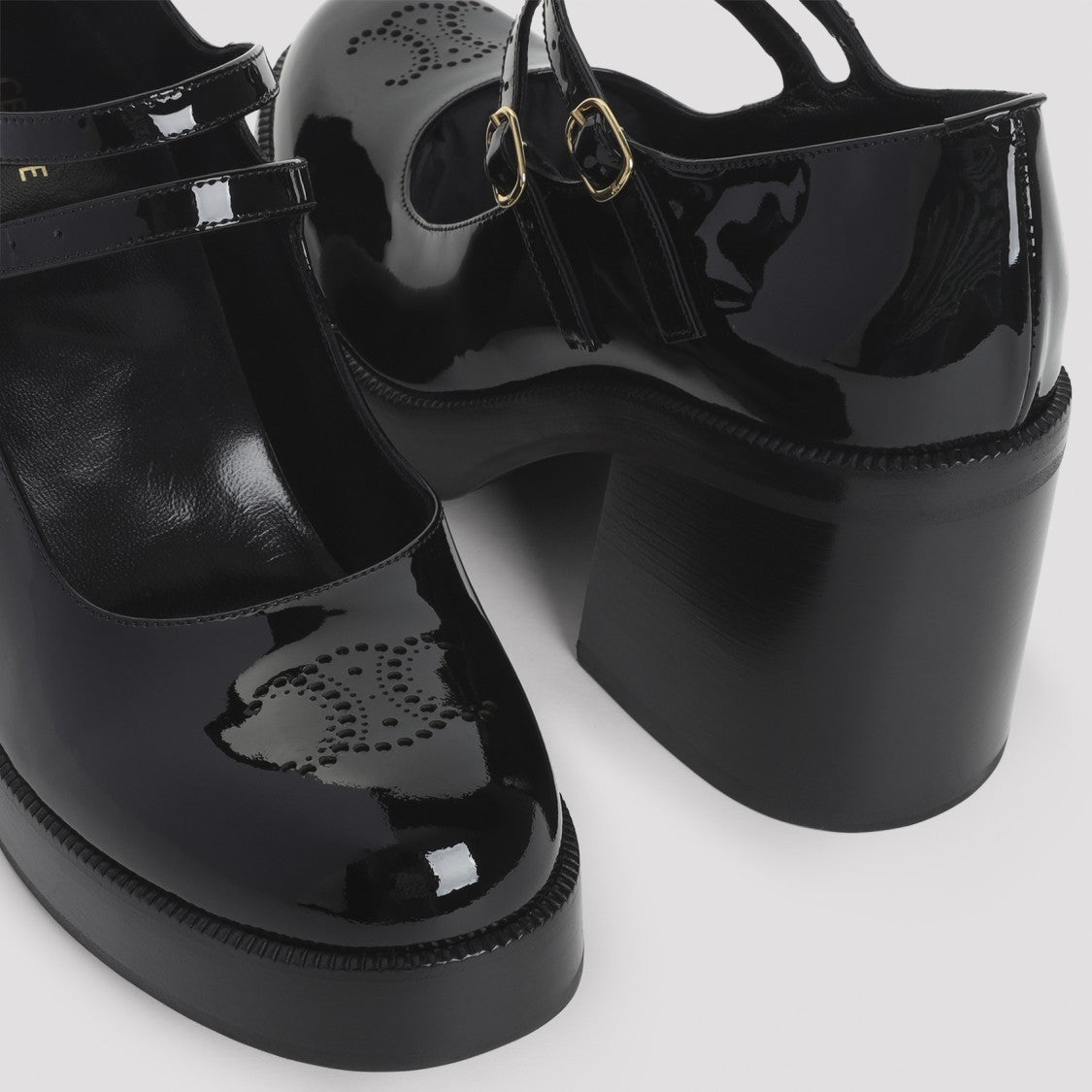 Celine Triomphe Perforated 90 Babies Decolletes