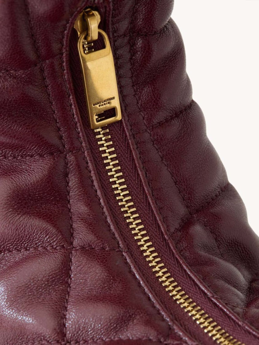 Saint Laurent Icare Xl Crescent Quilted Shoulder Bag
