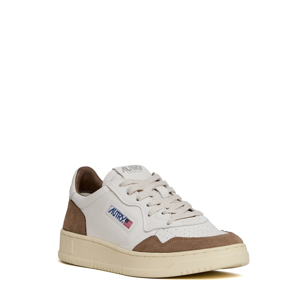 Autry Medalist Low Sneakers In White Leather
