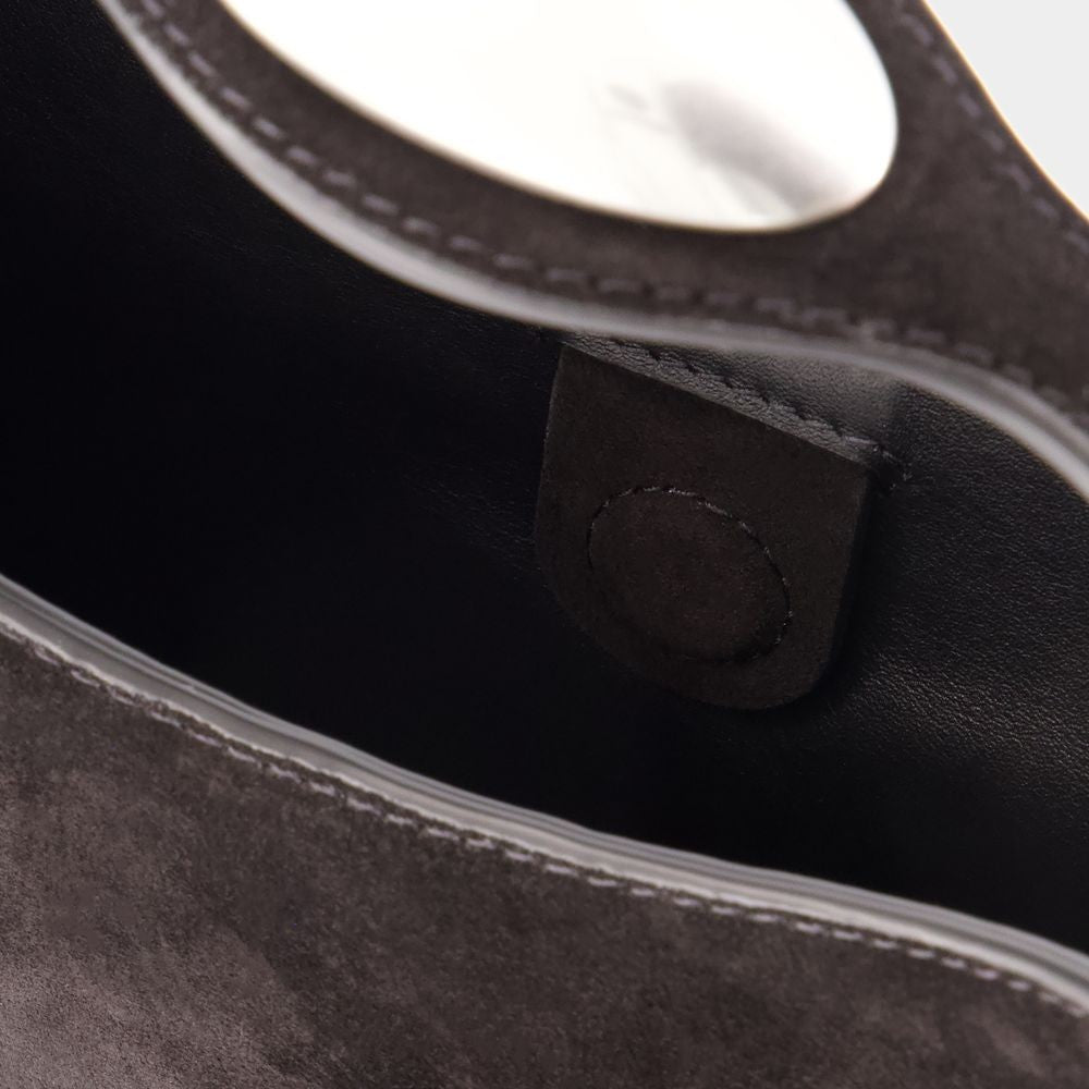 Alexander Wang Dome Circular Top Handle Bag - Leather - Black