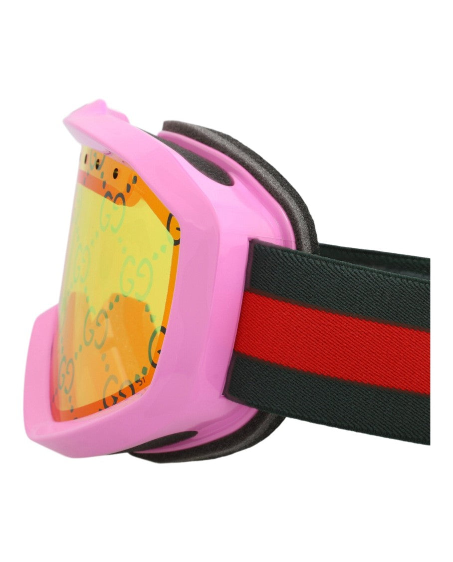 Gucci Shield-Frame Injection Sunglasses