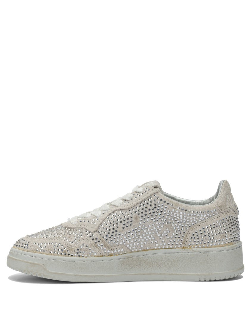 Autry "Medalist Low Crystal" Sneakers