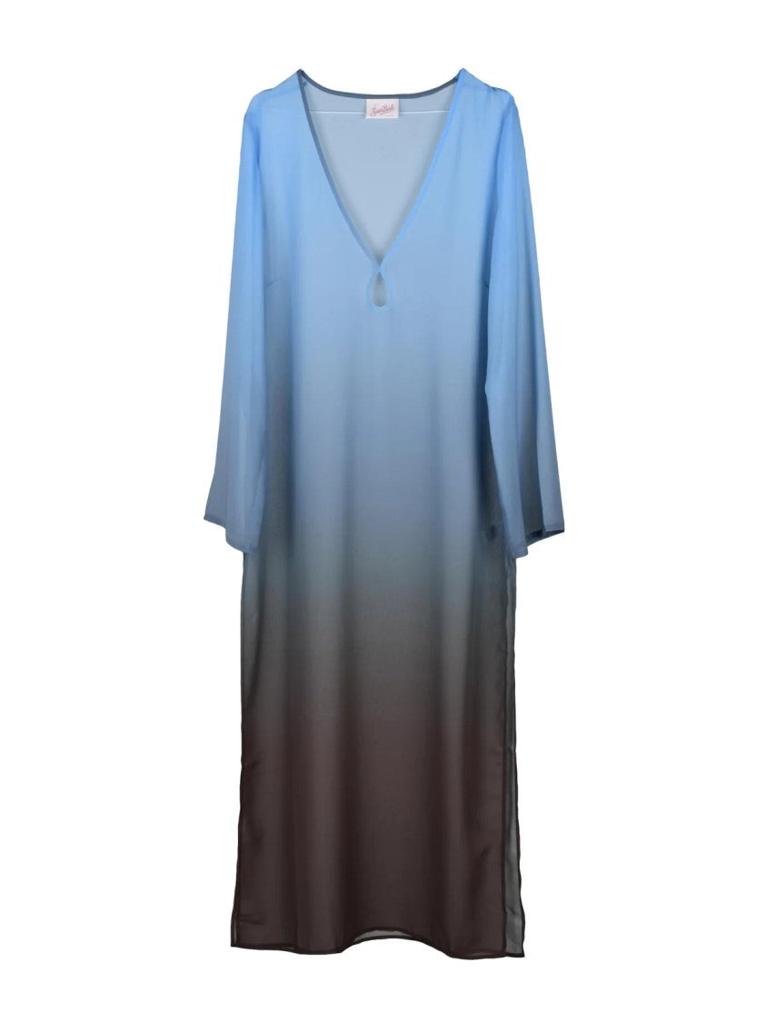 Mc2 Saint Barth Brown Light Blue Gradient Cover-Up