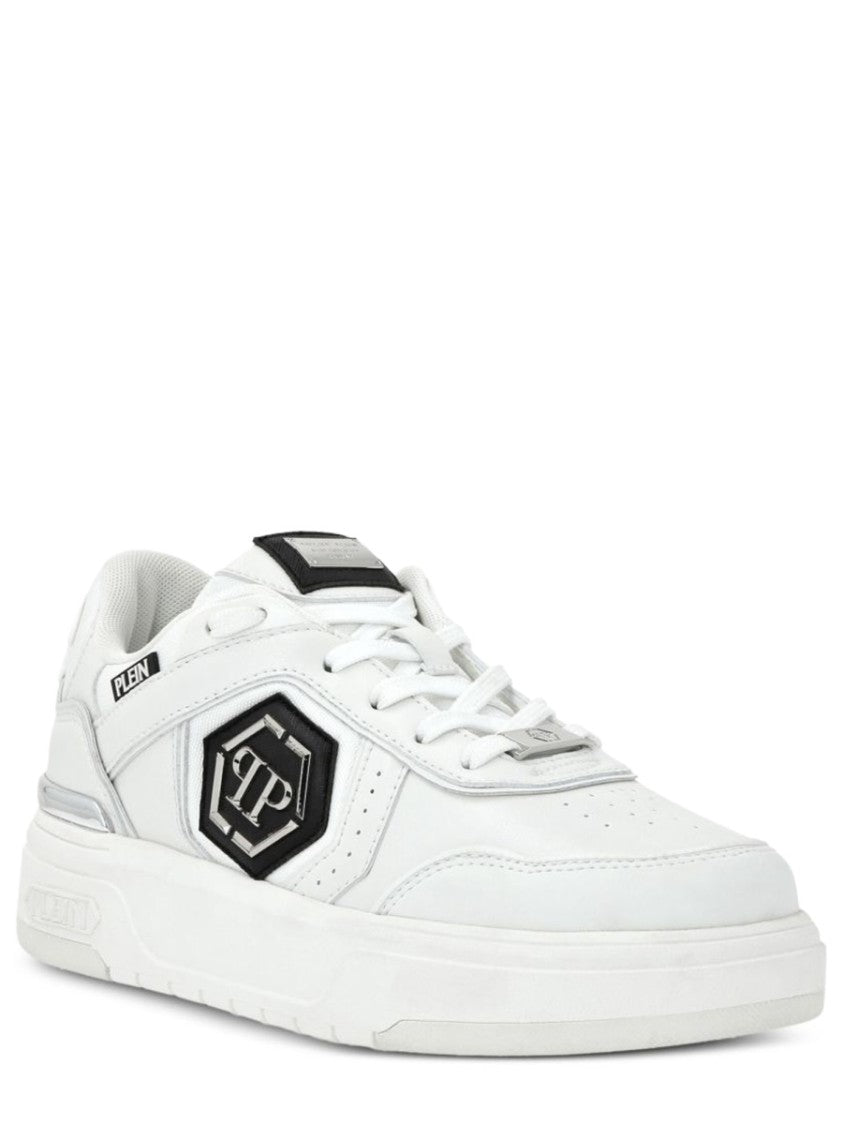 Philipp Plein Low-Top Sneakers With Perforated Detailing