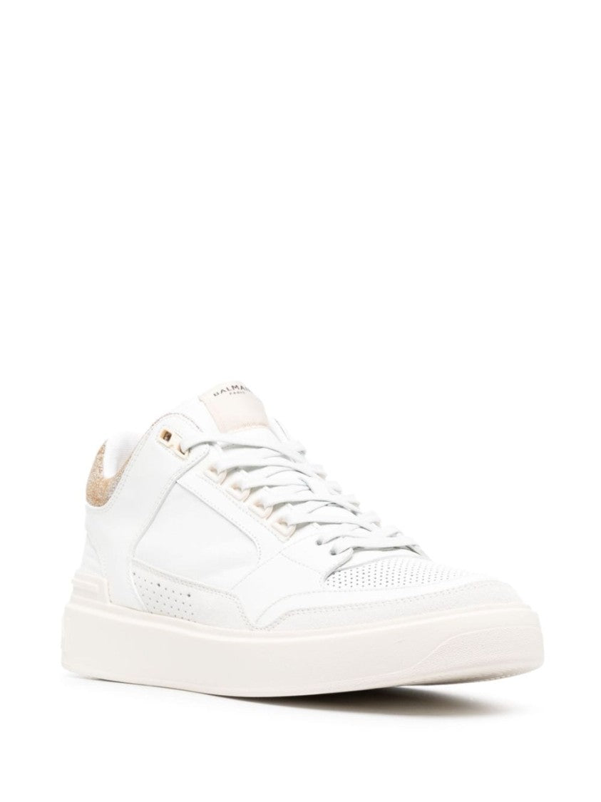Balmain B-Court Mid-Top Sneakers