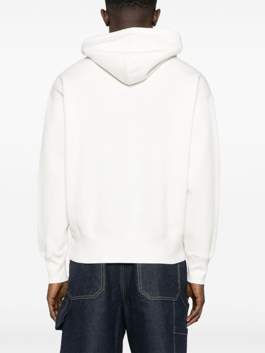Polo Ralph Lauren Hooded White Sweater With Graphic Print