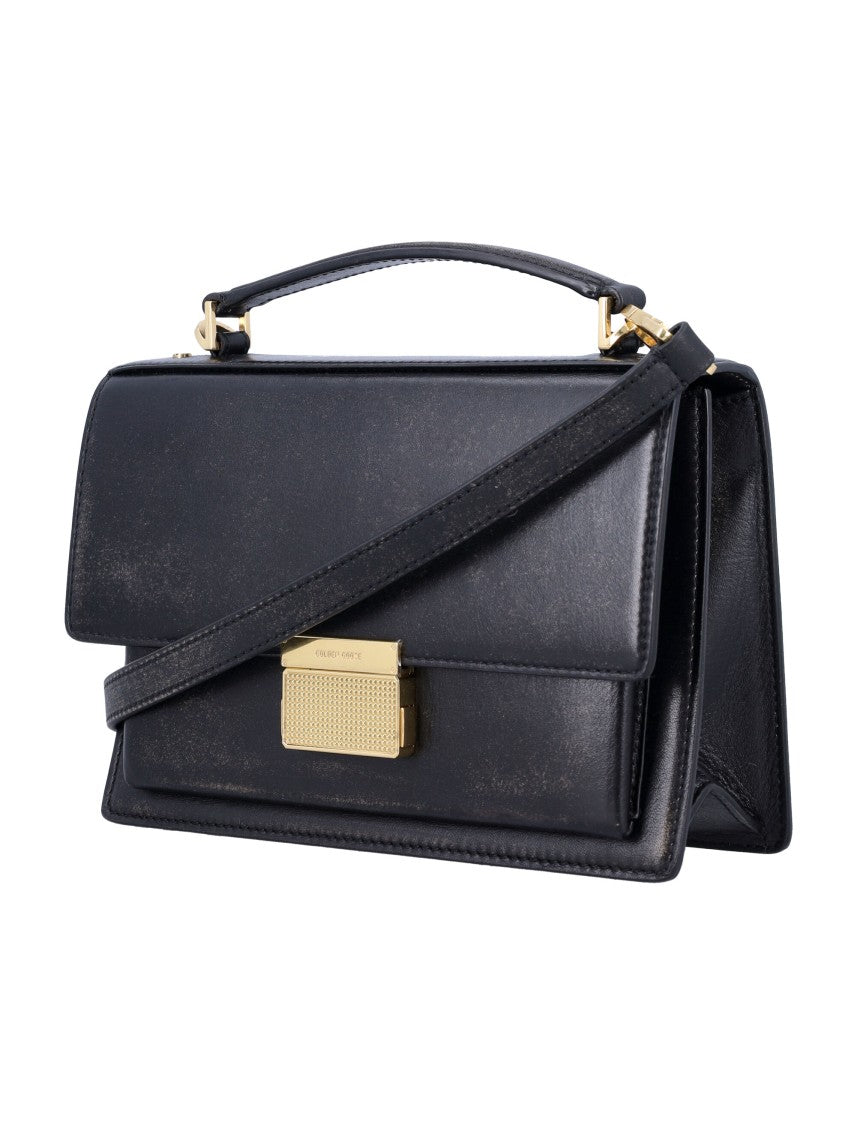 Golden Goose Venezia Structured Black Handbag