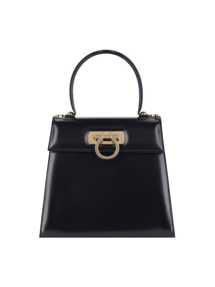 Ferragamo Iconic Medium Handbag – Black