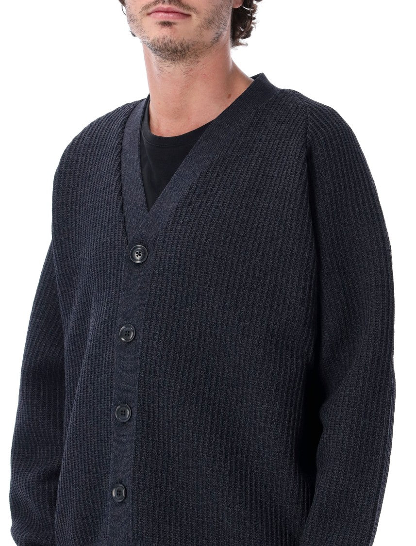 Namamica 5G Chunky Knit Deep V-Neck Cardigan