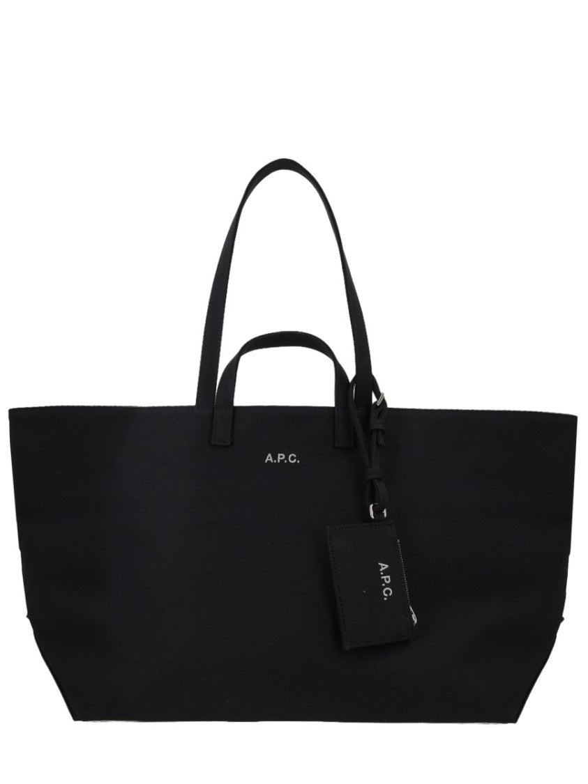 A.P.C. Le Drummer Attached Pouch Tote Bag