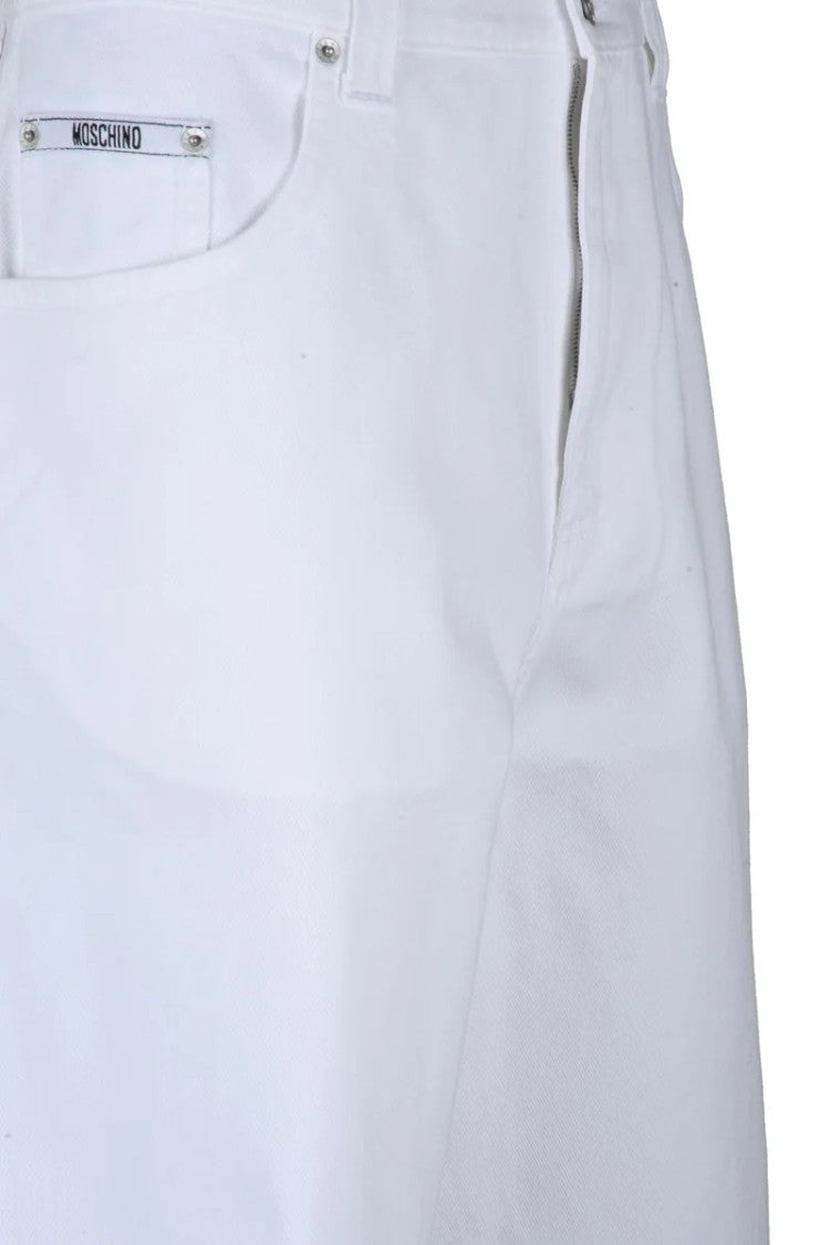 Moschino Couture Cotton Shorts - White