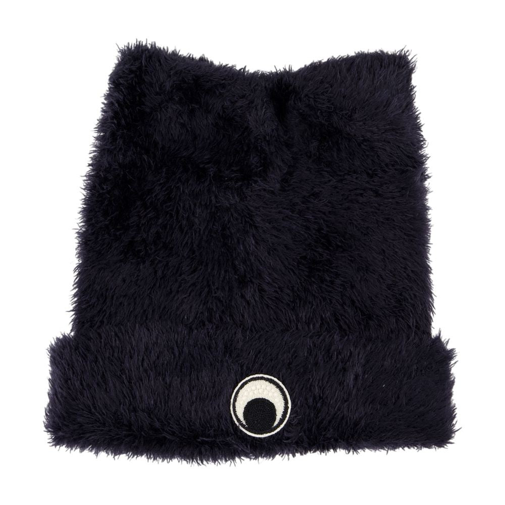 Marine Serre Wild Fluffy Kawaii Beanie - Synthetic - Black