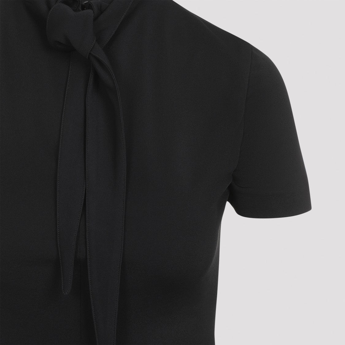 Jil Sander Black Short Sleeve Dress