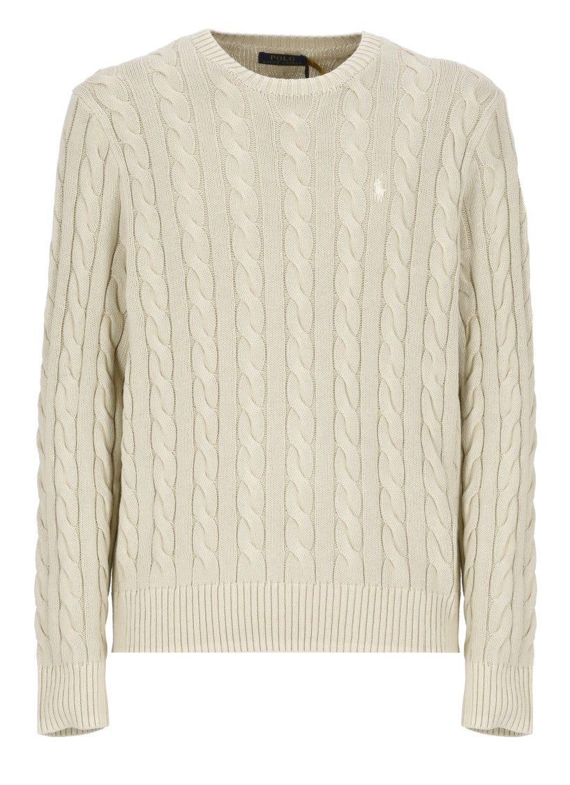 Polo Ralph Lauren Beige Pony Sweater