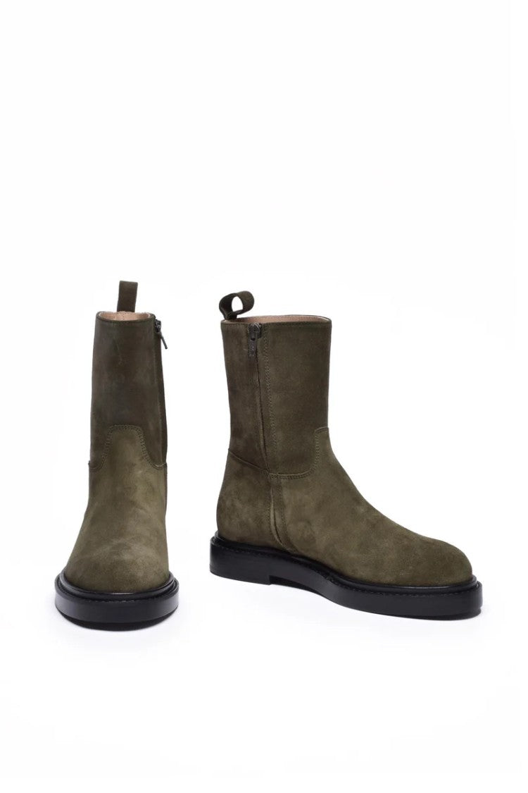 Fabiana Filippi Suede Ankle Boot - Green
