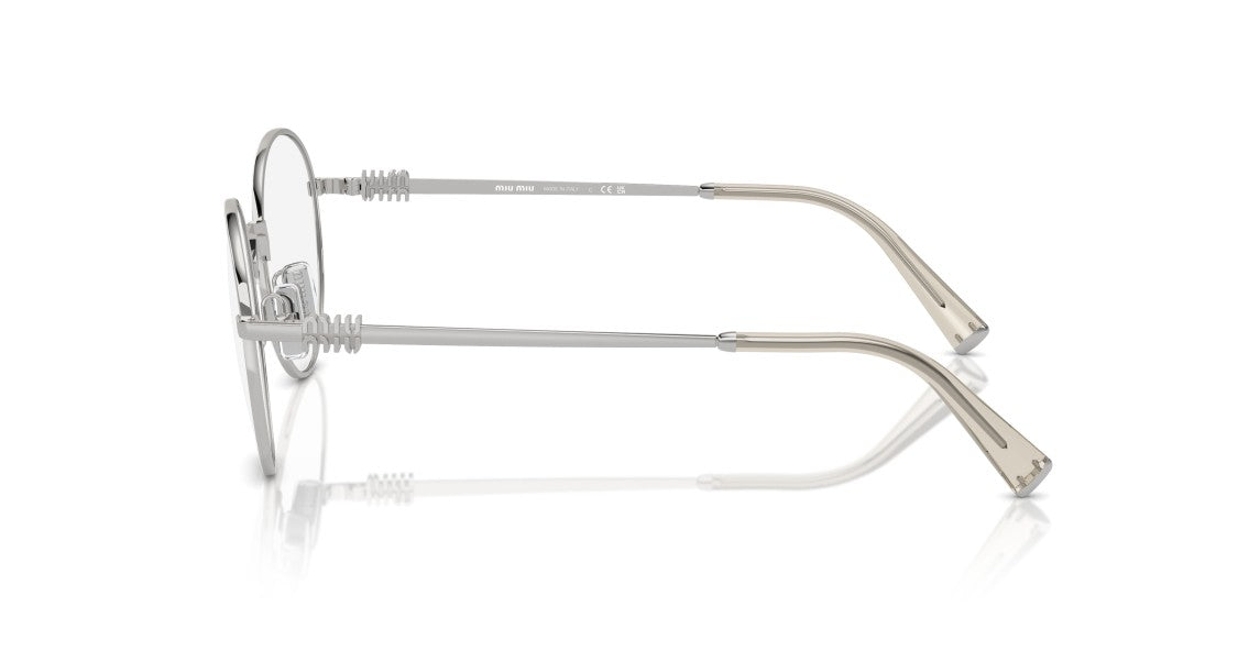 Miu Miu 0Mu 52Xv Round Metal Frame Sunglasses