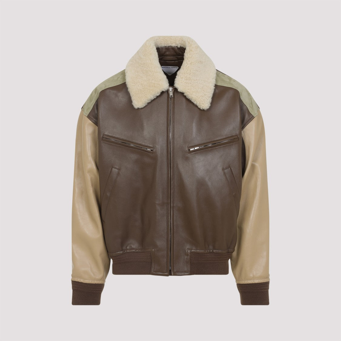 Bottega Veneta Brown Nappa Blouson Jacket