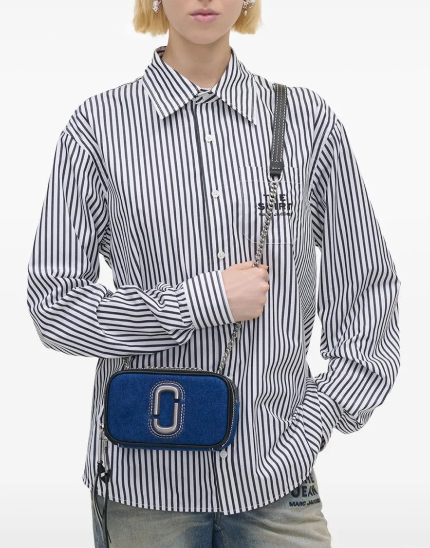 Marc Jacobs The Denim Chain Snapshot Shoulder Bag