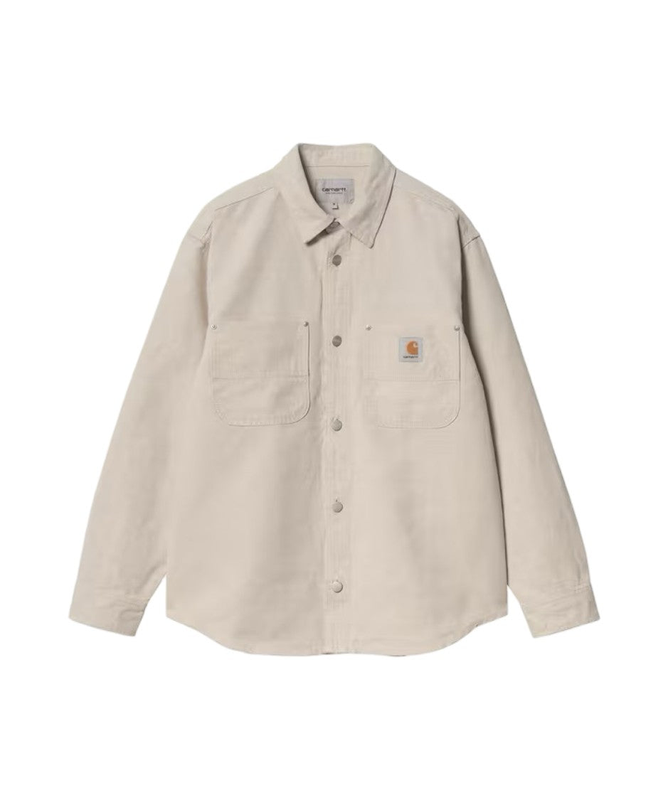 Carhartt Wip Relaxed Fit Button-Up Shirt Jac With Logo Patch