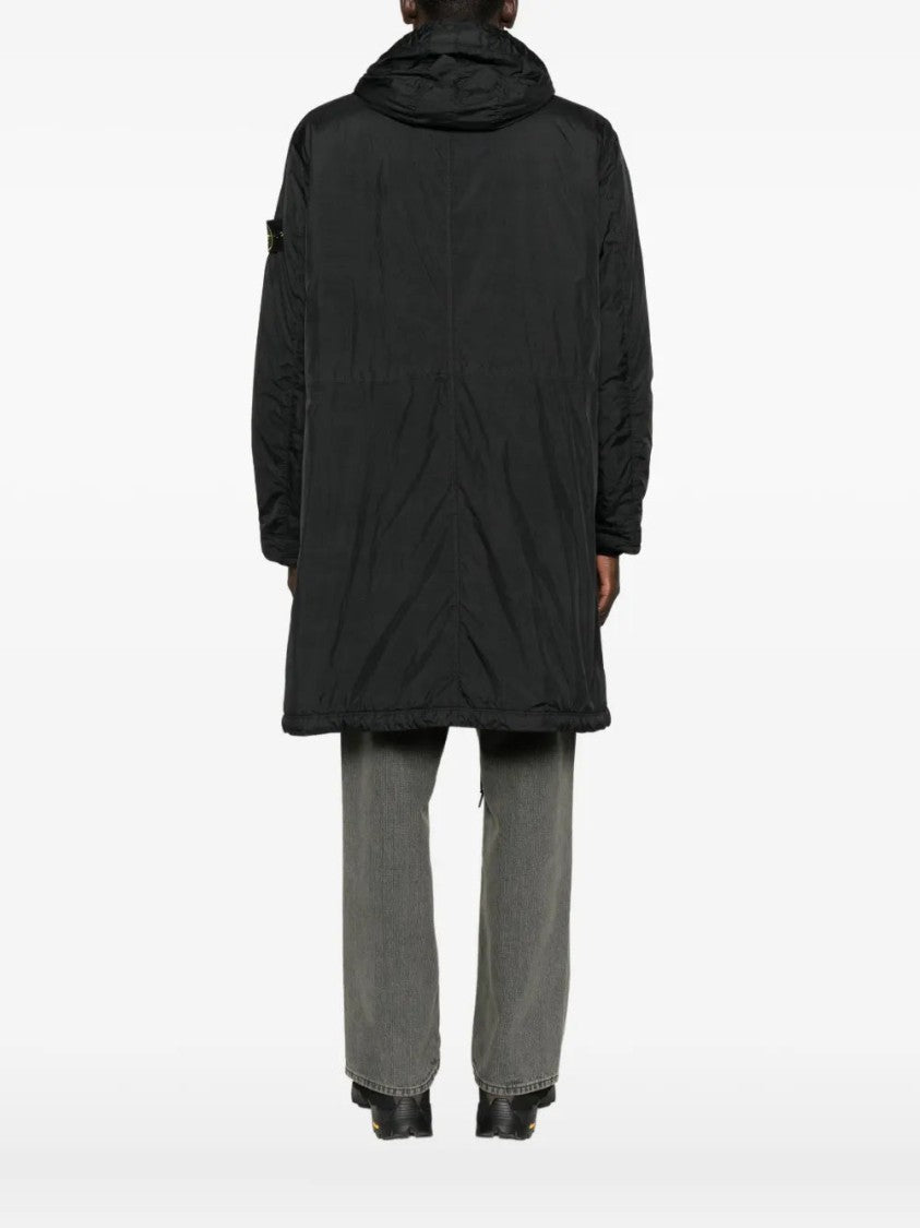Stone Island Hooded Drawstring Coat