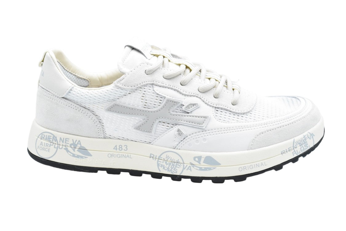 Premiata White Refined Innovation Essential Performance Shoes