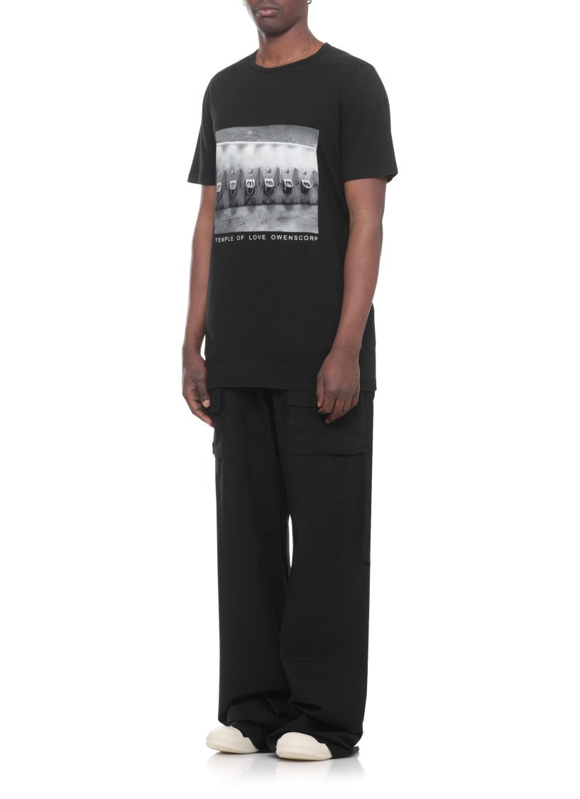 Drkshdw By Rick Owens Black Level T Cotton T-Shirt