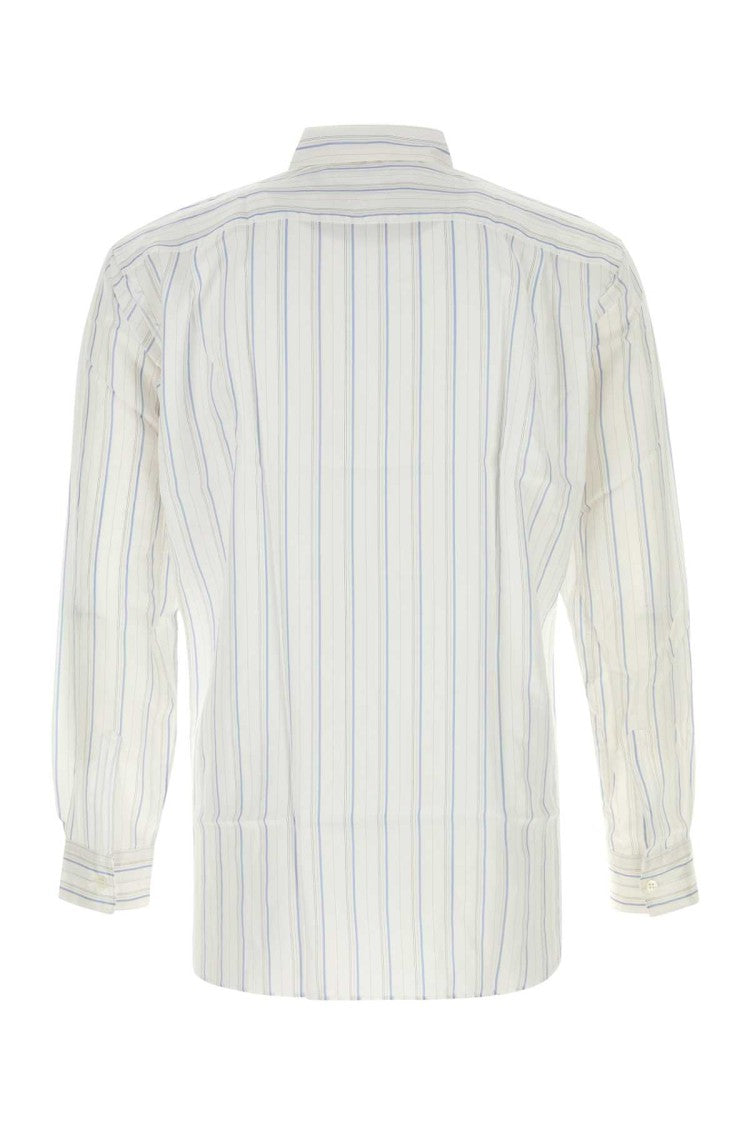 Comme Des Garçons Embroidered Cupro Shirt